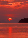 Andaman Sea Glows With Reflected Sunset  Thailand