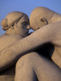 Stone Statue  Oslo  Norway