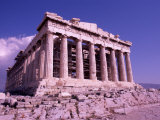The Parthenon on the Acropolis  Ancient Greek Architecture  Athens  Greece