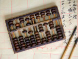 Chinese Abacus with Brushes  China