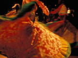 Colorful Details of Sega Dancers Skirt  Seychelles