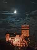 Dracula Castle at Night  Bran Castle  Transylvania  Romania