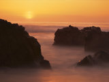 Evening on a Pacific Beach  Garapata State Park  Big Sur  California  USA