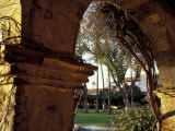 Courtyard of Mission San Juan Capistrano  California  USA