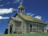 Abandoned School House in the Palouse  Washington  USA