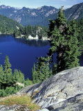 Snow Lake  Snoqualmie Pass  Alpine Lakes Wilderness  Washington  USA