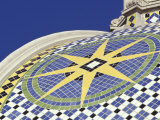 Starburst Tile Pattern on California Dome  Balboa Park  San Diego  California  USA