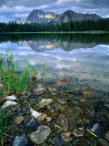 Rocky Shore of Frog Lake  Challis National Forest  Sawtooth National Recreation Area  Idaho  USA