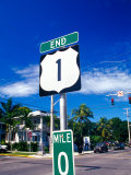 Mile Marker 0  Key West  Florida Keys  Florida  USA