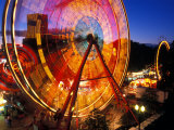 Ferris Wheel in the Family Fun Center at Waterfront Park  Portland  Oregon  USA
