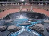 Fountain near the Old State Capitol Building  St Louis  Missouri  USA