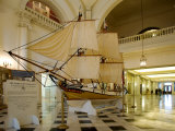 Replica of the Maryland Federalist in the State House  Annapolis  Maryland  USA