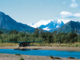 Float Plan on Salmon Stream  Katmai National Park  Alaska  USA