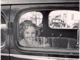 Actress Shirley Temple Arriving at 20th Century Fox Film Studio Lot to Celebrate Eighth Birthday