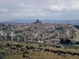 Wall Rebuilt by Alfonso VI in 1090 Ad includes 9 gate entrances to City  with Cathedral center