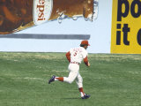 Cincinnati Redlegs' Catcher Johnny Bench in Action Alone
