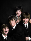 Members of Singing Group the Beatles: John Lennon  Paul McCartney  George Harrison and Ringo Starr