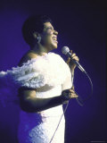 Singer Aretha Franklin Performing