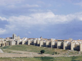 Walled City of Avila with Cathedral in Center Rebuilt by Alfonso VI in 1090 Ad