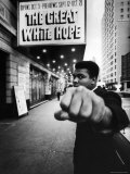 Heavyweight Boxer Muhammad Ali Outside the Alvin Theater Where "The Great White Hope" is Playing