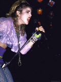 Singer Madonna Performing
