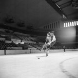 Hockey Great Jean Beliveau in Action