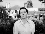 Actress Patricia Neal at Home