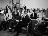 Charles Mason in Court During His Trial for the Murder of Actress Sharon Tate and Others
