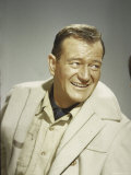 Portrait of Actor John Wayne at Time of Making Movie "Legends of the Lost"