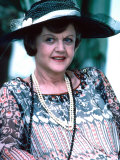 Actress Angela Lansbury in Make Up and Costume for Television Film