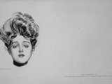 Portrait of "Gibson Girl " from Drawings Including Weaker Sex: the Story of a Susceptible Bachelor