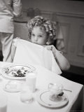 Child Actress Shirley Temple Celebrating Her Eighth Birthday on 20th Century Fox Lot