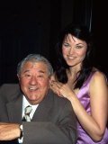 Comedian Buddy Hackett and Actress Lucy Lawless