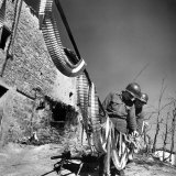 Allied Machine Gun Ammunition Drying Out in the Sun during US Patrol Attacks on German