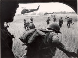 US Marines 163rd Helicopter Squadron Discharging South Vietnamese Troops for an Assault