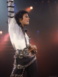 Pop Entertainer Michael Jackson Striking a Pose at Event