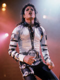 Pop Entertainer Michael Jackson Singing at Event