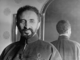 Portrait of Exiled Ethiopian Emperor Haile Selassie