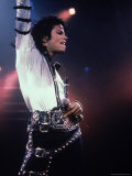 Pop Entertainer Michael Jackson Singing at Event