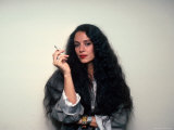 Actress Sonia Braga  Holding Cigarette