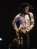 Pop Entertainer Michael Jackson Singing and Dancing at Event