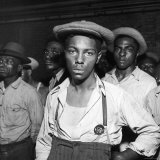 African American Men Rounded Up After Wartime Race Riots Between Blacks and Whites