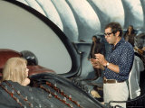 Director Roger Vadim and Jane Fonda Working on Movie "Barbarella" Near Rome