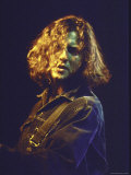 Singer Eddie Vedder of Rock Group Pearl Jam Performing