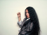 Actress Sonia Braga  Holding Cigarette