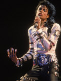 Pop Entertainer Michael Jackson Singing at Event
