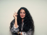 Actress Sonia Braga  Holding Cigarette
