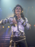 Pop Entertainer Michael Jackson Singing at Event