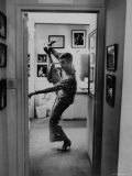 Actress Angela Lansbury Limbering Up for Hit Broadway Show 'Mame'