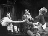 Actors Joan Plowright and Angela Lansbury in Scene From Broadway Play 